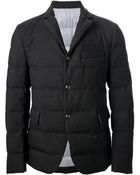 Moncler Gamme Bleu Padded Three Button Blazer - Lyst