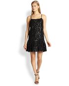 Needle & Thread Beaded & Sequined Flared-Hem Dress - Lyst