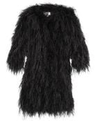 Temperley London Feather And Silk-Satin Coat - Lyst