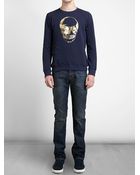 Markus Lupfer Skull Print Sweatshirt - Lyst