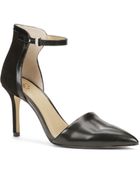 Ann Taylor Katia Suede Ankle Strap Heels - Lyst