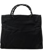 Gucci Bamboo Tote Bag - Lyst
