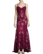 Mandalay Sleeveless Beaded-Top Gown - Lyst