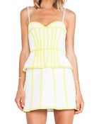 BCBGMAXAZRIA Strapless Dress - Lyst