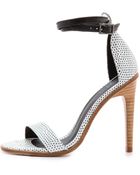 Tibi Amber Single Band Sandals - Lyst