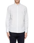 Rag & Bone Button Down Collar Stripe Oxford Shirt - Lyst
