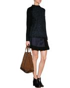 Vanessa Bruno Wool Pleated Skirt - Lyst