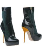 John Galliano Ankle Boots - Lyst