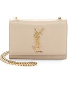 Saint Laurent Monogramme Leather Crossbody Bag - Lyst
