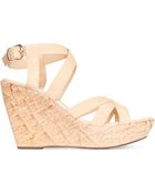 Callisto Ester Platform Wedge Sandals - Lyst