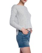 ATM Boatneck Sweater - Lyst