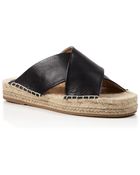 Soludos Slide Espadrille Sandals - Crisscross - Lyst
