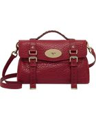 Mulberry Alexa Shrunken Leather Satchel - Lyst