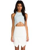 Cameo Word Tank in Baby Blue - Lyst