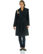 London Fog Belted Trench Coat - Lyst