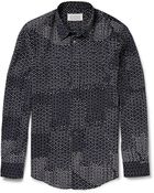 Maison Margiela Printed Cotton Shirt - Lyst