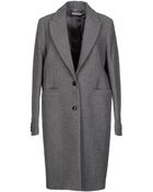 Stefanel Coat - Lyst
