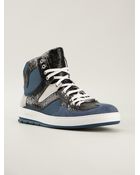 Dior Homme Hitop Trainers - Lyst