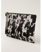 Marni Dalmatian Print Clutch - Lyst