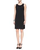 Eileen Fisher Washable Crepe Layering Dress - Lyst