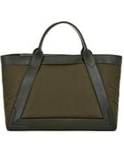 Balenciaga Cabas Nylon And Leather Tote - Lyst