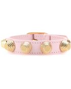 Balenciaga Giant Stud Leather Bracelet - Lyst