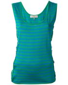 Emilio Pucci Striped Lace Tank Top - Lyst