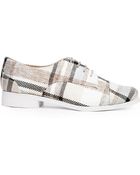 Asos Mmmbop Lace Up Flat Shoes - Lyst