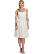 Js Collections Lace Mesh Tank Dress - Lyst