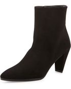 Stuart Weitzman Apollo Suede Ankle Boot - Lyst