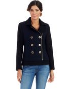 MICHAEL Michael Kors Double Breasted Pea Coat - Lyst