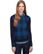 Brooks Brothers Merino Wool Crewneck Sweater - Lyst