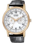 Citizen Mens Black Strap White Dial Watch - Lyst