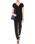 Vince Crepe Jumpsuit - Lyst