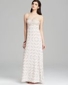Guess Maxi Dress Geo Tribal - Lyst