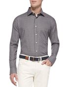 Peter Millar Long-Sleeve Check Sport Shirt - Lyst