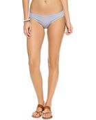 Solid & Striped Veronica Bikini Bottoms - Grey Check - Lyst