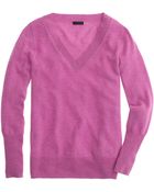 J.Crew Collection Cashmere Vneck Sweater - Lyst