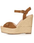 Topshop Wish Buckle Espadrilles - Lyst