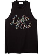 3.1 Phillip Lim Lights Out Tank - Lyst