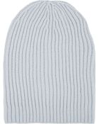 Barneys New York English Rib-Knit Beanie - Lyst