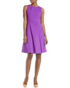 Ivanka Trump Violet Fit & Flare Dress - Lyst