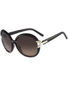 Chloé Oversized Round Sunglasses - Lyst