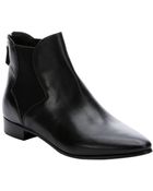 Prada Black Leather Chelsea Ankle Boots - Lyst