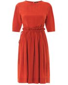 Vivienne Westwood Anglomania Pavillion Crepe Dress - Lyst