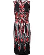 Roberto Cavalli Multicolored Print Dress - Lyst