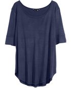 H&M Jersey Top - Lyst