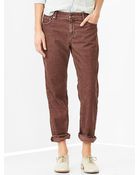 Gap 1969 Sexy Boyfriend Cords - Lyst