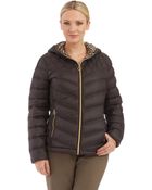 Michael Kors Packable Hooded Jacket - Lyst