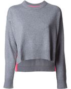 T By Alexander Wang Seam Detail Sweater - Lyst